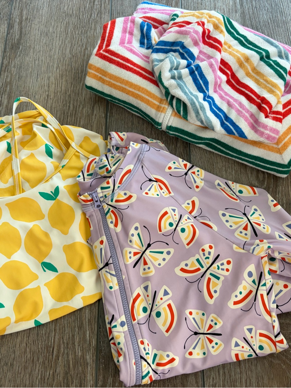 Hanna Andersson Swim set pack of 3, size 12, 150cm